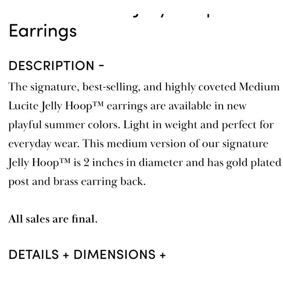 Alison Lou Jelly Hoops - Picture 4 of 5